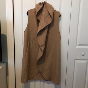Zara Wool Camel Vest